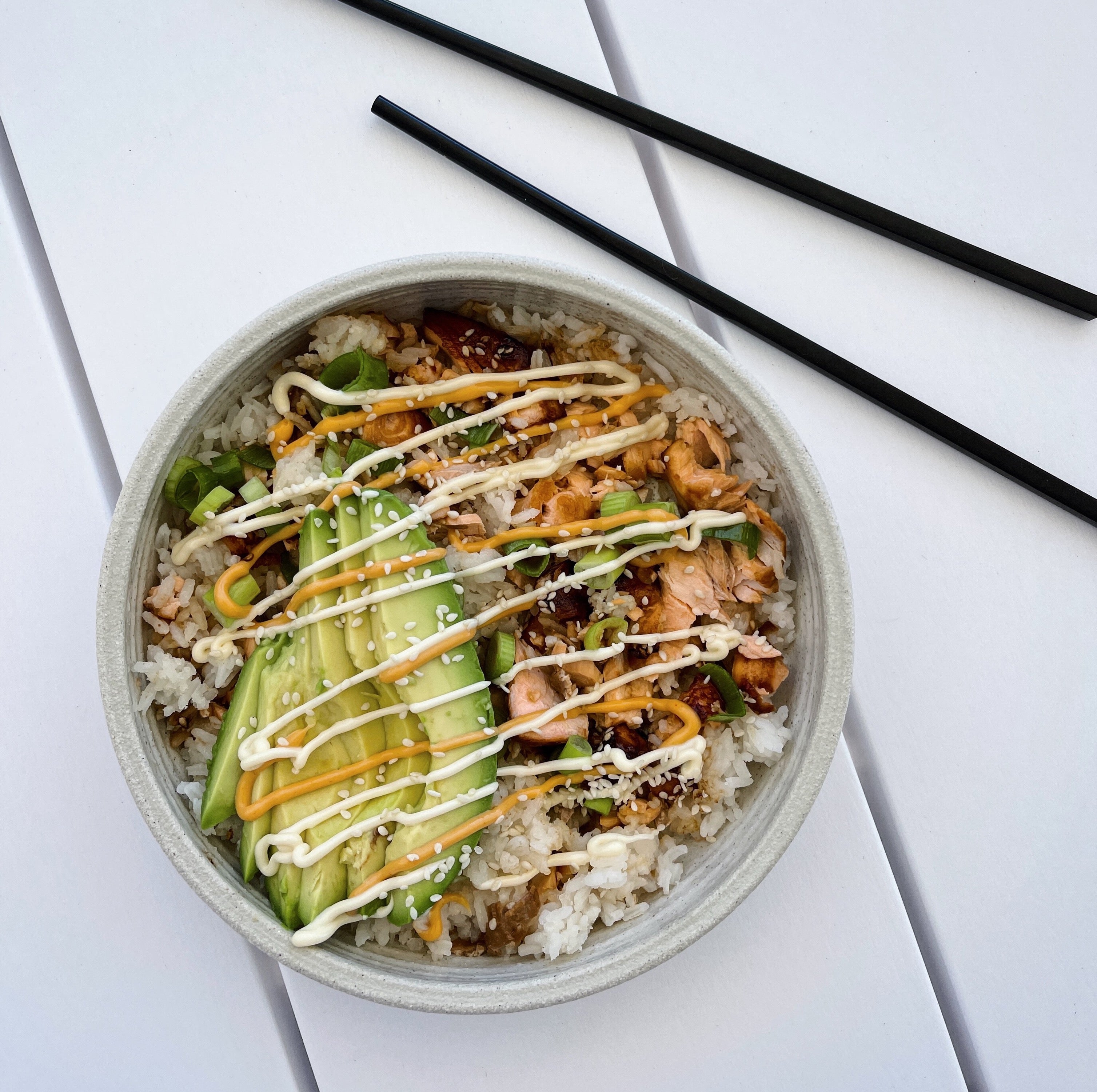 Salmon and Rice Bowl