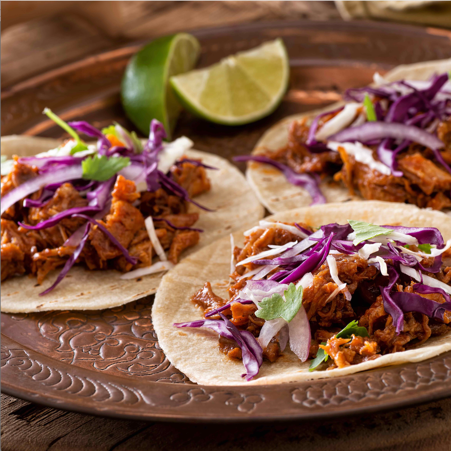 Slow Cooked Chicken Tacos